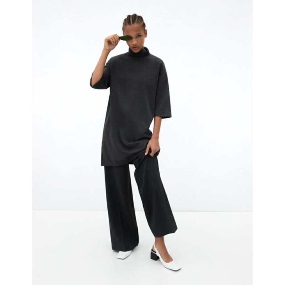 ZARA DARK GREY BASIC DRESS